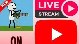3 GB GAMER IS ON LIVE!!!!! PLAYING STICKMAN AND GUN|WITH HANDCAM|MY FIRST LIVE STREAM WITH HANDCAM||