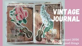 DIY Vintage journal januari 2026