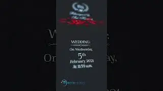 Vertical  Wedding Invitation Video | Save the date videos | 2023 | Invitations #10