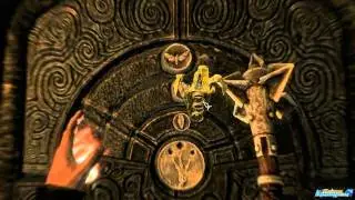 Решение головоломки с золотыми кольцами для дверей в Skyrim