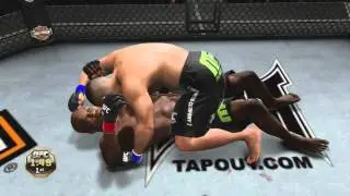 UFC Undisputed 3 Cheick Kongo VS Pat Barry CPU vs CPU *Blood Warning*