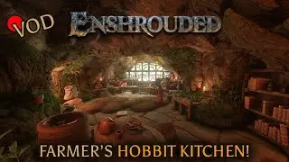 Granny Starts Building in Her First Hobbit Style Base in Enshrouded!