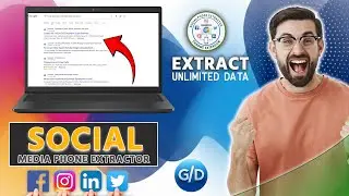 Scrape phone number from facebook profile | Socal media se contat number kaise nikaale #facebook