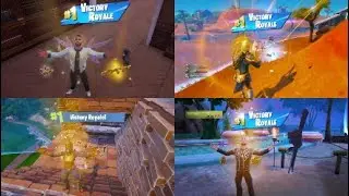 Courage icon challenge! Win every mode! Fortnite