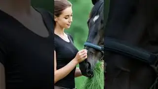 Caring beauty saves a horse#weakness #history #weakhorse#weakanimals