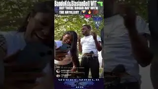Bando Kd and BlasianDoll🔫 🔫  100 round #chicago dance