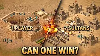 1 против 7 султанов &mdash; играется как султан &mdash; 2000 золота против 2000 &mdash; золото Stronghold Crusader DE
