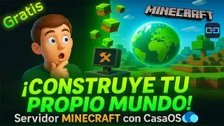 &iexcl;Servidor Minecraft GRATIS en CasaOS! Gu&iacute;a Crafty Controller - Local + Online
