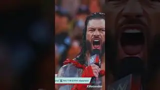 #wrestlemania #acknowledge me #roman reigns #viral  #youtubeshorts #w.w.e