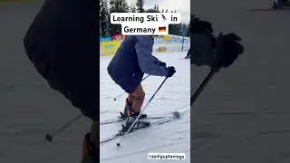 Learning Ski ⛷️ in Germany 🇩🇪 #rupalguptavlogs #shivamguptavlogs #trending #youtube #travel #love