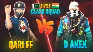 TEAM D PLYER 🇮🇳(IND ALEX) VS MG QARI SAB 🇵🇰 || 1 VS 1 CLASH SQUAD||