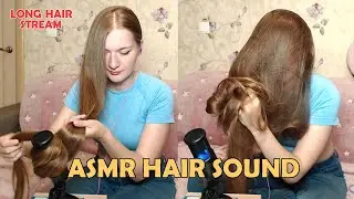 Long Hair Sound ASMR 💛 My first asmr stream [Nyata Stream]