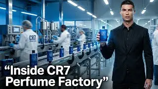 inside Ronaldo CR7 perfume making in factory