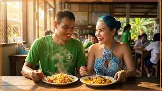 Lady Noon DooDee Help Donation for Blind School - Thai Street Food
