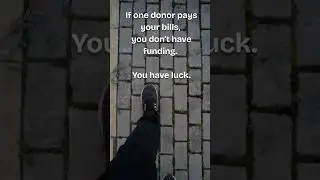 If One Donor Leaves, Your NGO Collapses