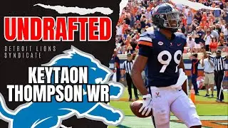 UNDRAFTED: Detroit Lions UDFA WR Keytaon Thompson