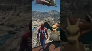 GTA 5 Epic Ragdolls RED SPIDERMAN VS RED MINION #shorts #gta5spiderman