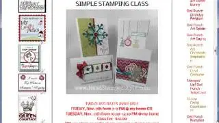 How To Register For Hand Stamped Style Classes