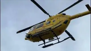 IN & OUT AIRBUS HELICOPTER H145 G-GSAS Operated by Gama Aviation. Scottish Air Ambulance #aviation 
