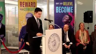 NYC Ribbon Cutting: SGA's Joe Colella '19