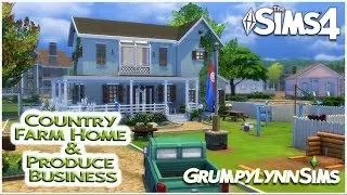 The Sims 4 - Speed Build - Country Farm Home & Produce Business