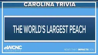 Carolina Trivia: The world's largest peach was in this SC town