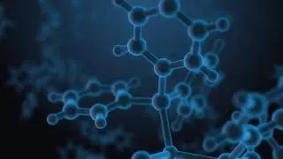 [4K] Molecule Structure Under Microscope Blue Background | Zero Copyright Video | Stock Footage Loop