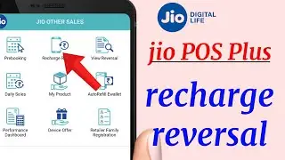 recharge reversal jio POS Plus process step by step.