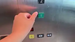 Mitsubishi Traction Elevator at Gate 18, Tan Son Nhat INTL Airport, Ho Chi Minh City Vietnam