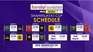SEMI FINAL II | Shahwilayat Cup | Mysterious XI VS Abbas XI | Amroha Foundation