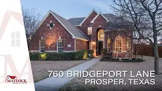 760 Bridgeport Lane, Prosper, Texas -  Remarkable Home For Sale in Prosper, Texas!