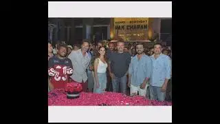 Ram Charan Birthday Celebrations in #RC15 set With #kiaraadvani #shankar #prabhudeva #ramcharan