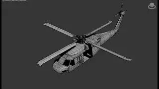 Modeling Helicopter 3ds max tutorial final part