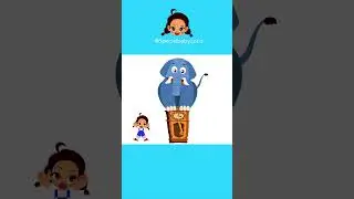 🐘 Hickory Dickory Dock with Elephant 🕰  | Nursery Rhymes | Little Wave Songs - Baby Coco
