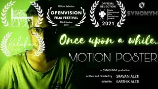 once upon a while #motionposter #covid19