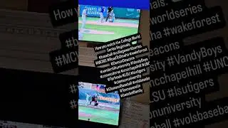 How you watch the College World Series Regionals. #collegeworldseries #MCWS #RoadToOmaha #baseball