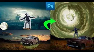 The Moon Portal  Adobe Photoshop Manipulation  Tutorial Composite.