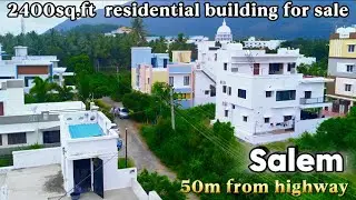 Salem, Ariyanur commercial building for sale with 1.2 Lakh rental Income