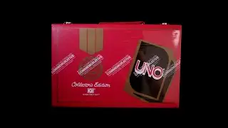 1982 Collector's edition Uno cards briefcase unboxing