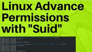 Advance permissions Suid in Linux | Tutorial 2020
