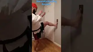 Karate Kickboxing Routine #karate #kickboxing #taekwondo #blackbelt #mma #dojo