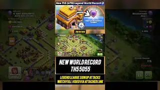 Th5 ATB World Record 🌏|Th5 5055 Legend League Raid#clashofclans #th5legend