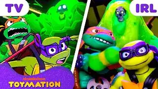 Ninja Turtles Fight Muckman in a Slimy Showdown! 🫟 | TMNT Toys | Toymation
