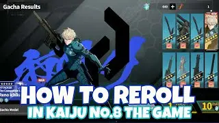 How to REROLL in Kaiju No 8 The Game! [Kaiju No.8 The Game]