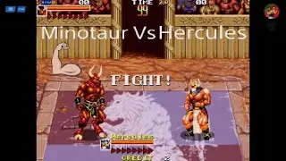 Mutant Fighter Minotaur Vs Hercules Brutal Boss Battle Retro Arcade Fighting Gameplay PS5🔥👊🐺🦸&zwj;♂️😱🤔