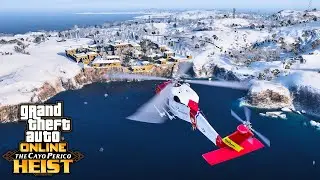 Cayo Perico in Snow ❄️ GTA 5 Online Map in Single Player