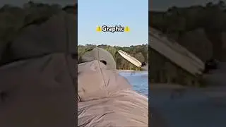 Thoughts on this crash? #bassfishing #fishing #tournament #fish #boat #lake #crash #fail #accident