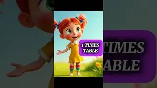 One Times Table Song For Kids | Nina Kids Songs #timestableforkids #timestable #timestablesong