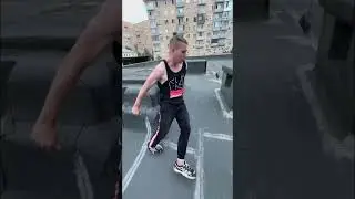 Падение на крыше 😳 #паркур #фриран #сальто #спорт #экстрим #трюки #alexeykruk #pkfr