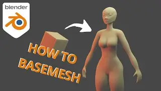 How to model a Lowpoly Human in Blender using the Default Cube